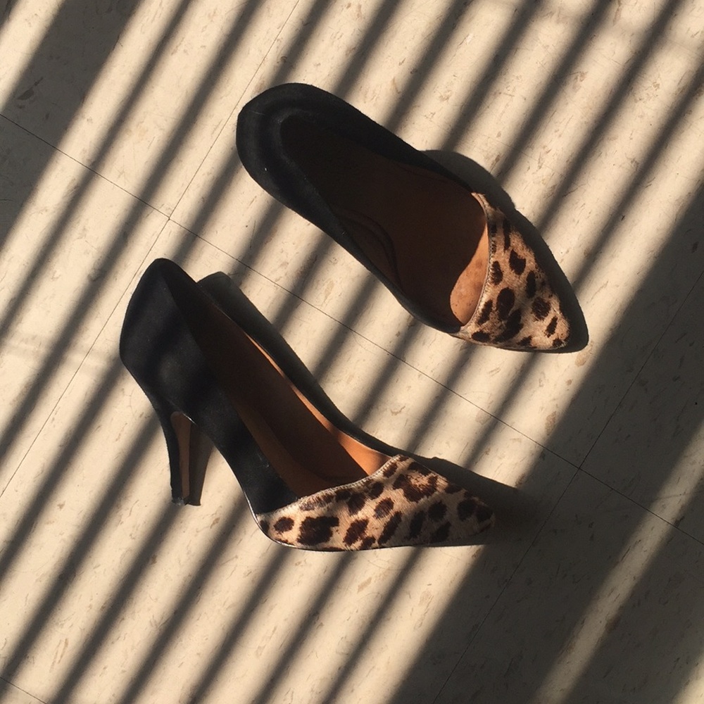 Madewell Leopard Mira Heel